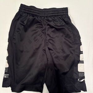Nike Kids Black and White Shorts
